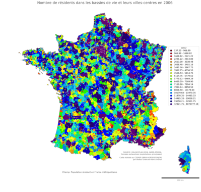 Nombre de résidents - bv2006
Mots-clés: effectif;bassins de vie